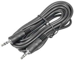 Кабель соединительный аудио Buro BAAC002-2, Jack 3.5 m - Jack 3.5 m , 2м, черный