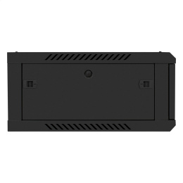 Шкаф телекоммуникационный 19" настенный 4U ExeGate EC-WM-4U.600.G.BLACK 19”, 4U, 600x600x280mm ШхГхВ , передняя дверь закаленное стекло, съемные боковые панели, пыле- и влагозащита IP23, черный RAL 9004 EX300262RUS