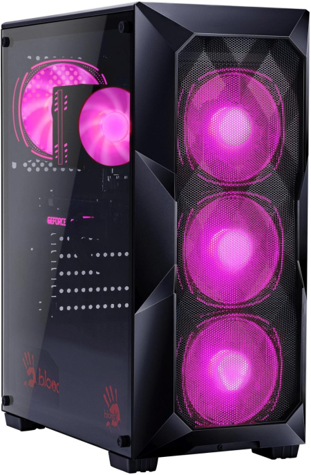 ПК Bloody BD-PC RB55C1 MT Ryzen 5 5600X 3.7 16Gb SSD1Tb RTX4060 8Gb Windows 11 Home 64 GbitEth 500W черный RUS 2107145
