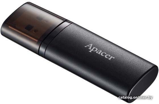 Накопитель USB Apacer AH25B 32GB Черный AP32GAH25BB-1 интерфейс: USB 3.2 Gen 1 Type-A 5 Гбит/сек , с колпачком, материал корпуса: металл