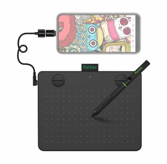 Графический планшет PARBLO A640 V2, A6,  черный