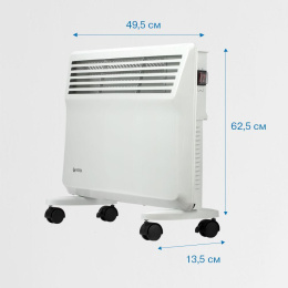 Конвектор VITEK VT-2176, 1600Вт, белый [2176-vt-01]