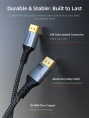 Кабель CABLETIME CD13L (CT-DP16K-AG2) 2 м, DisplayPort 2.1 16K@60Hz 8K@120Hz 4K@240Hz 80Гбит/с