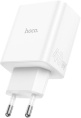 Сетевое зар./устр. Hoco C126A Pure power PD40W three-port 2C1A charger EU 40W 3A PD+QC универсальное белый (28547227)