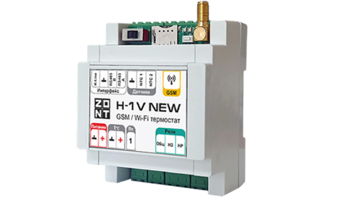 Контроллер Zont H-1V NEW Wi-Fi / GSM - отопительный термостат на 2 котла ML00005890