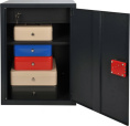 Ящик для денег без номинала CACTUS CS-CB-003BL 90x250x180 мм, синий, сталь, 1.367 кг 1888931