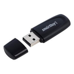 Smartbuy USB Drive 4GB Scout Black SB004GB2SCK