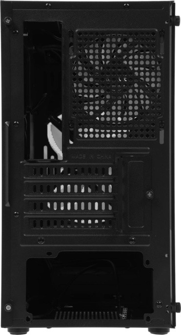 Корпус mATX Aerocool Atomic Lite-G-BK-v2, Mini-Tower, без БП, черный [accs-pv33123.11]