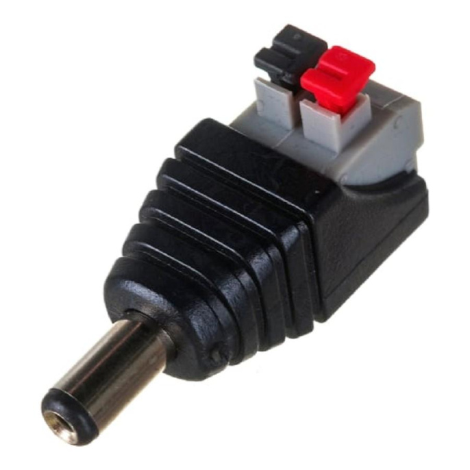 Rexant 14-0314-2 РАЗЪЁМ питания штекер 2.1х5.5 с быстрозажимной колодкой блистер