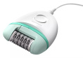 Эпилятор Philips BRE245/00 скор.:2 насад.:2 от электр.сети белый/мятный
