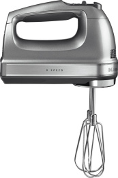 Ручной Миксер KitchenAid, 9 скоростей, серебристый 5KHM9212ECU