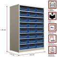 Кассетница Система хранения с пластиковыми ящиками HONEYCOMB Ironbox Standart 400 4209 M-КС402