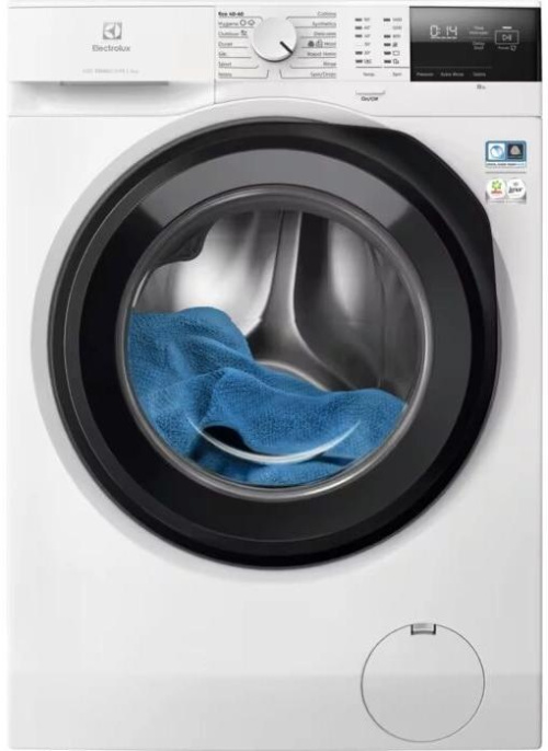 Стиральная машина Electrolux EW6F2482E, с фронтальной загрузкой, 8кг, 1400об/мин, с английской панелью управления