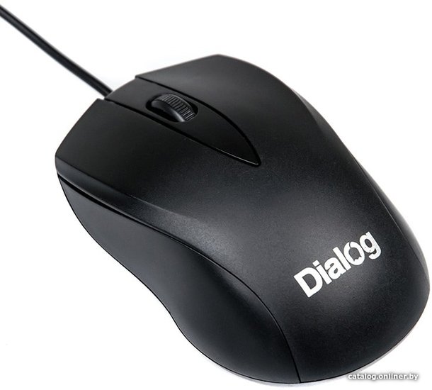 Мышь MOC-15U Dialog Comfort Optical - 3 кнопки + ролик прокрутки, USB