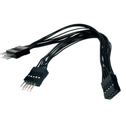 Espada Переходник с мат. Платы 10pin F to 2 IDC 10 Pin M 15см Ei9to215 46036