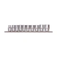 Набор торцевых головок, 3/8", 12-ти гр CrV, 8-19 мм, 10 шт. STELS 13607