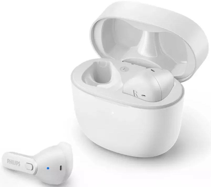 Гарнитура вкладыши Philips TAT2236WT/00 белый беспроводные bluetooth в ушной раковине
