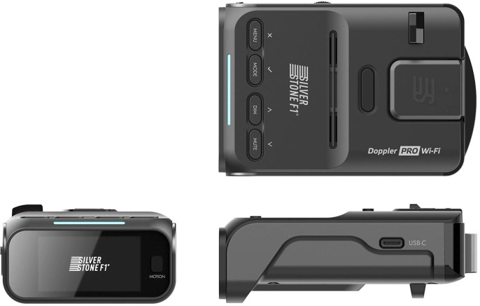 Радар-детектор SilverStone F1 Doppler Pro, сигнатурный, черный [doppler-pro]