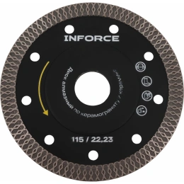 Диск алмазный турбо ультратонкий 115x22.2 мм Inforce 11-01-495