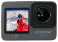 Экшн-камера Digma DiCam 870 4K, WiFi, серый [dc870]