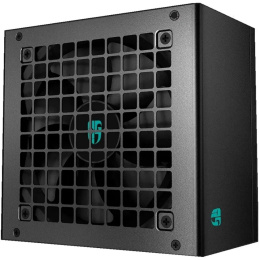 Блок питания DeepCool GAMERSTORM PF450L 450W (R-PF450L-HE0B-WGEU) (ATX12V V2.31, 80Plus White (КПД 85%), 3.3V-15А, 5V-15А, 12V-34А, -12V-0.3А, 5Vsb-2/5А, 1x24pin, 1х4+4pin, 1х6+2pin, 4хSATA, 1x4Pin Peripheral, OVP/UVP/SCP/OPP/SIP/NLO, 120mm, Sleeve Bearin
