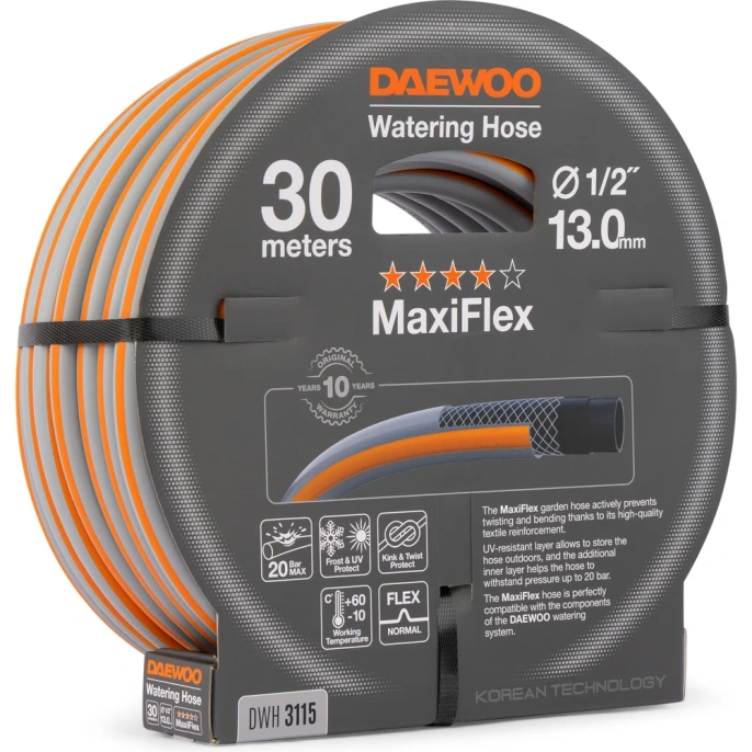 Шланг DAEWOO maxiflex диаметром 1/2 13 мм, 30 м DWH 3115
