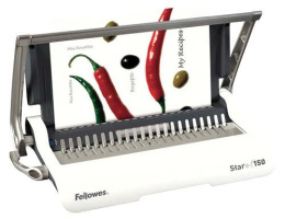 Переплетчик Fellowes Star+ (FS-56275) A4/перф.15л.сшив/макс.150л./пластик.пруж. (6-19мм)