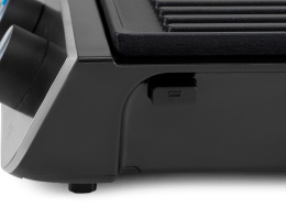 Электрогриль DOMFY Metal DSM-EG502, черный и серебристый