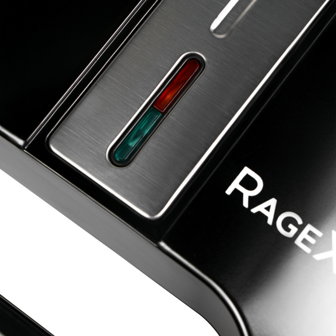 Орешница RageX R760-000 750 Вт, количество порций: 12 половинок, тип выпечки: орешки, индикация питания и готовности к работе, материал корпуса: пластик, длина кабеля: 0.8 м, цвет: черный