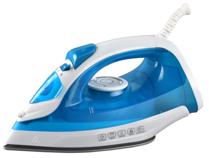Утюг StarWind SIR2045,  1800Вт,  голубой и белый