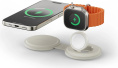 Переносное зарядное устройство Satechi Qi2 OntheGo 2-in-1 Wireless Charger. Цвет: песочный (ST-QTG21W)