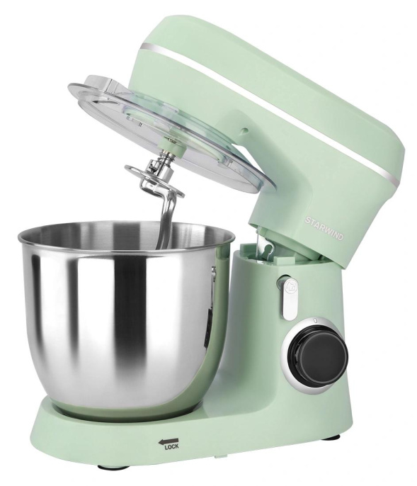 Миксер планетарный StarWind SPM6161, 1300Вт, мятный