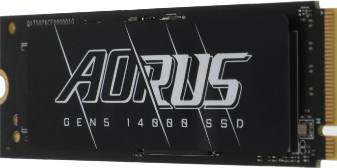 SSD накопитель Gigabyte Aorus Gen5 14000 1ТБ, M.2 2280, PCIe 5.0 x4,  NVMe,  M.2 [ag514k1tb]
