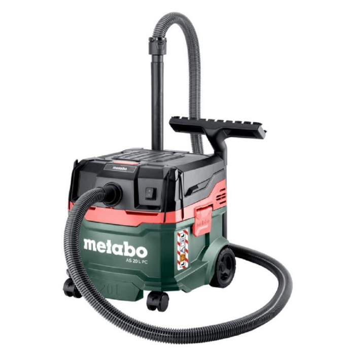 Строительный пылесос METABO AS 20 L PC,  зеленый [602083000]