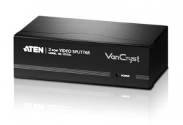 Разветвитель, электрон. ATEN VS132A-AT-G, SVGA, 1 2 монитора 450MHz, 30 метр., F M, без шнуров, DC 5V, 2048*1536 60Hz