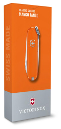 Нож перочинный Victorinox Classic SD Mango Tango (0.6223.83G) 58мм 7функц. подар.коробка