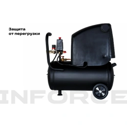 Безмасляный компрессор (24 л; 8 бар; 220 л/мин) Inforce OCX-24L 04-06-32
