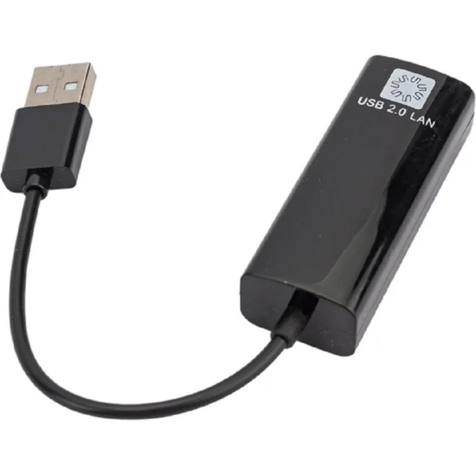 5bites Кабель-адаптер UA2-45-02BK USB2.0 сетевая карта - RJ45 10/100 Мбит/с, 10см