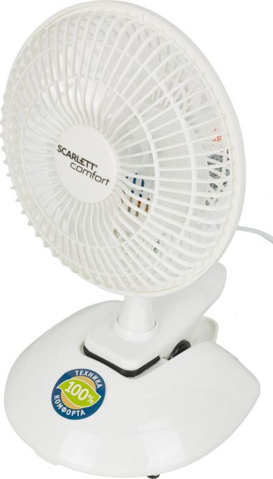 Вентилятор настольный Scarlett SC-DF111S01,  белый
