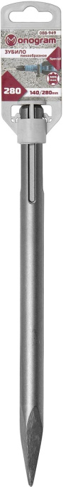 Зубило MONOGRAM 088-949,  по бетону/кирпичу/камню,  SDS-MAX,  1шт