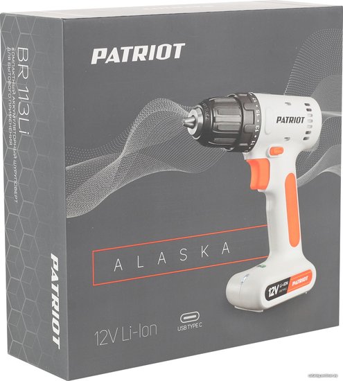 Аккумуляторная дрель-шуруповерт PATRIOT BR 113Li 180301113