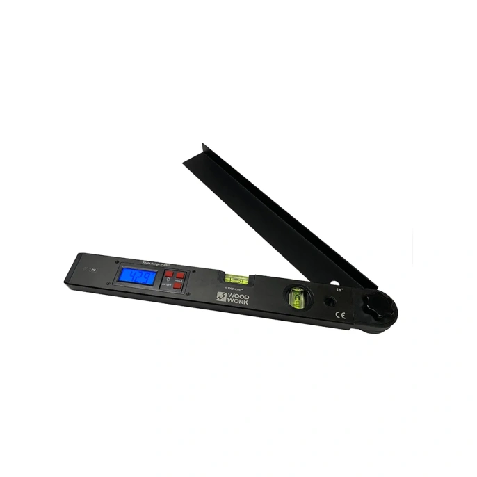 Цифровой угломер с двумя пузырьковыми уровнями WOODWORK DP-02