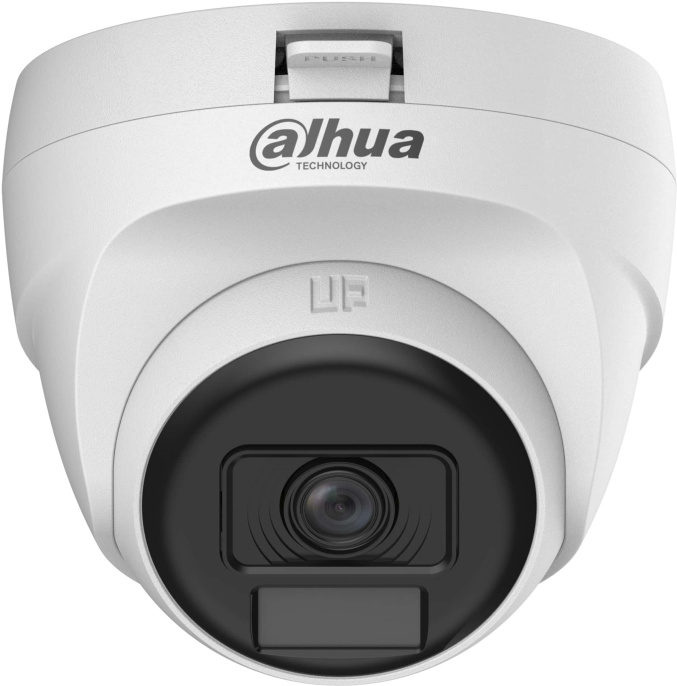 DAHUA DH-HAC-T5E20P-A-0280B Уличная турельная HDCVI-видеокамера 2Мп CMOS, объектив 2.8мм, ИК-подсветка до 20м, корпус: пластик