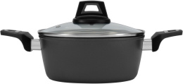 Кастрюля 4л Polaris Graphit 24C,  алюминиевая, с крышкой