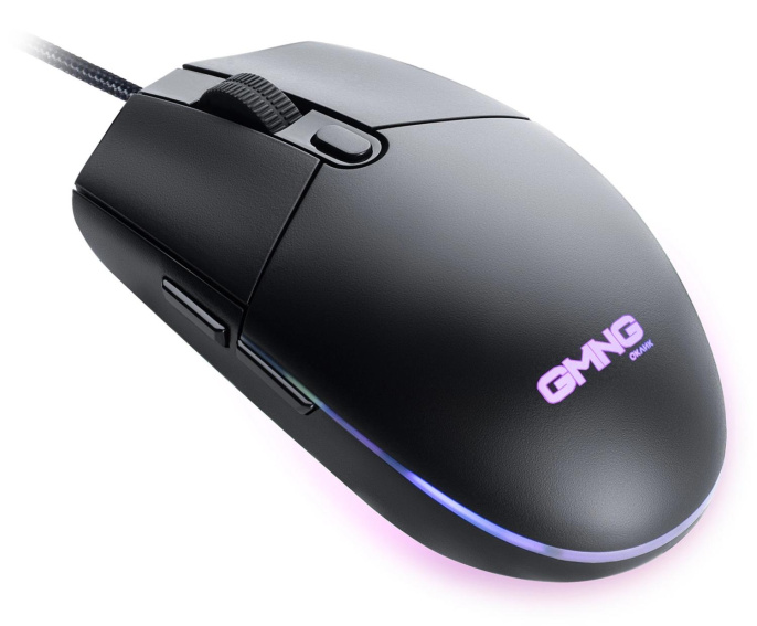Мышь проводная GMNG XM002, игровая, оптическая, USB, 7200dpi, черный