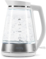 Чайник электрический Domfy DSW-EK505 1.9л. 3000Вт белый/прозрачный корпус: стекло/пластик