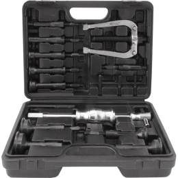 Съемник подшипников с цанговыми захватами за внутреннюю обойму и обратным молотком в наборе Thorvik SHIPS858 диапазон захватов 8-58 мм 053863