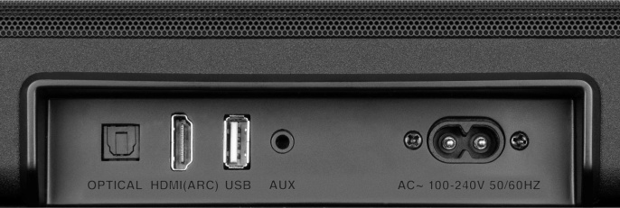 Саундбар SVEN SB-2055, черный 80 Вт, Bluetooth, HDMI, ПДУ, Optical, USB, дисплей SV-022471
