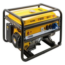 Denzel Генератор бензиновый GE-8900, 8,5 кВт, 220В/50Гц, 25 л, ручной старт [94639]