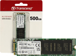 Твердотельный накопитель Transcend SSD 825S, 500GB, M.2 22x80mm , SATA3, 3D TLC, R/W 530/480MB/s, IOPs 55 000/75 000, TBW 180, DWPD 0.3 12 мес. TS500GMTS825S